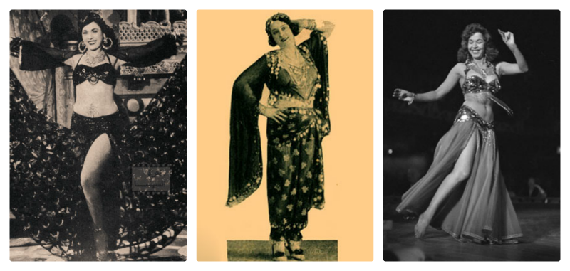Taheya Carioca, Badia Masabni, Samia Gamal