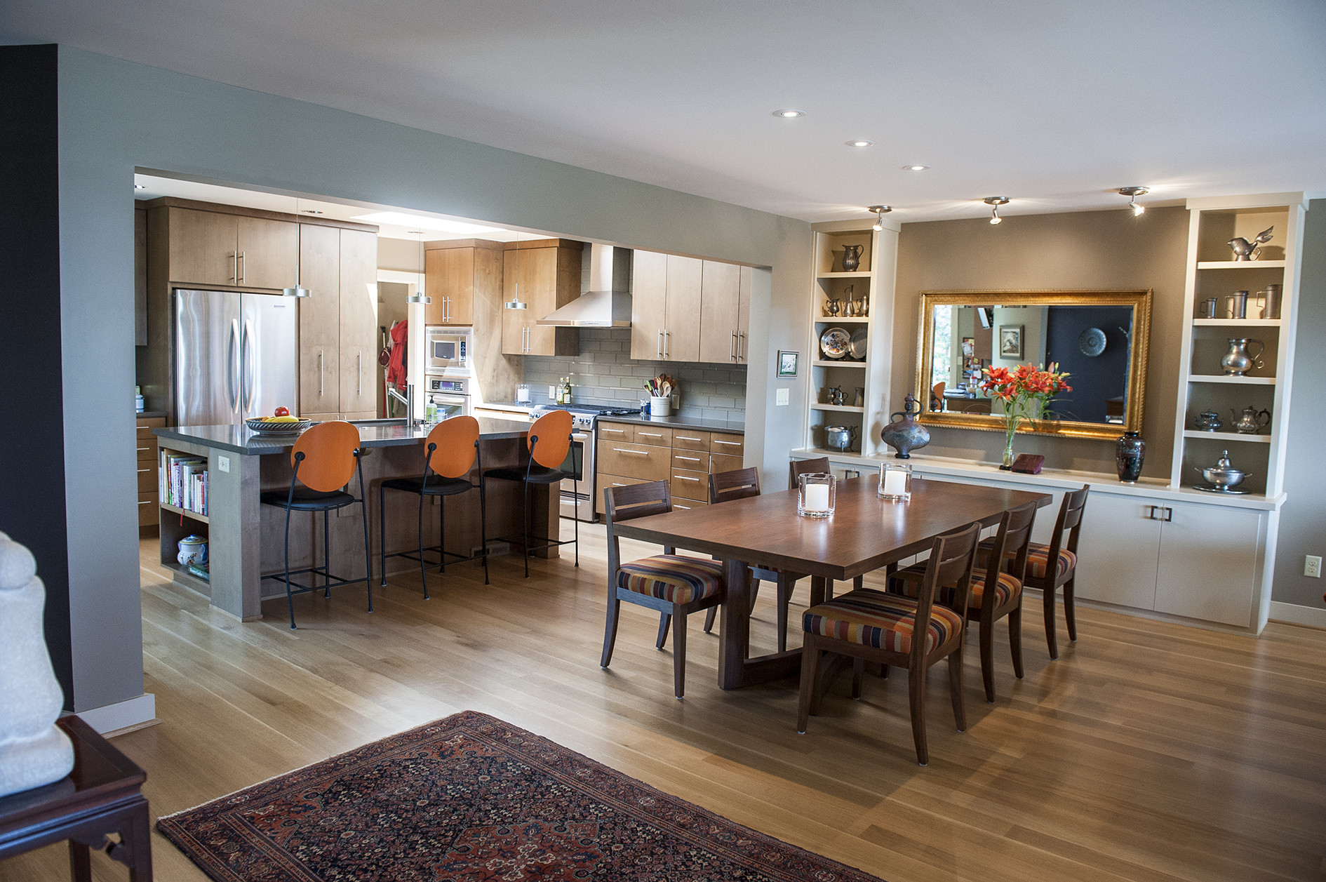 Lake Oswego Contemporary Remodel Dining Room