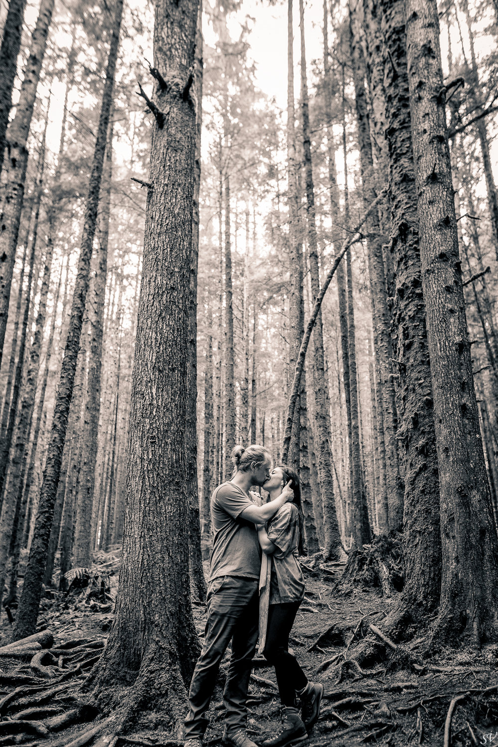 Vancouver Island engagement photoshoot 