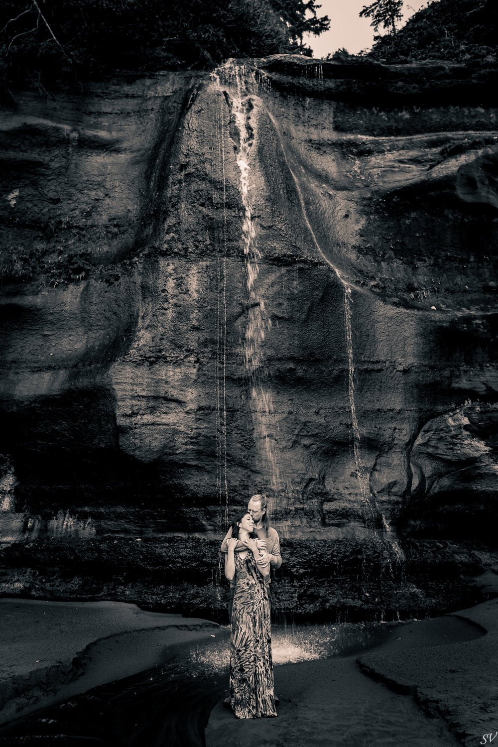 Engagement photoshoot in Sooke, Victoria, Canada