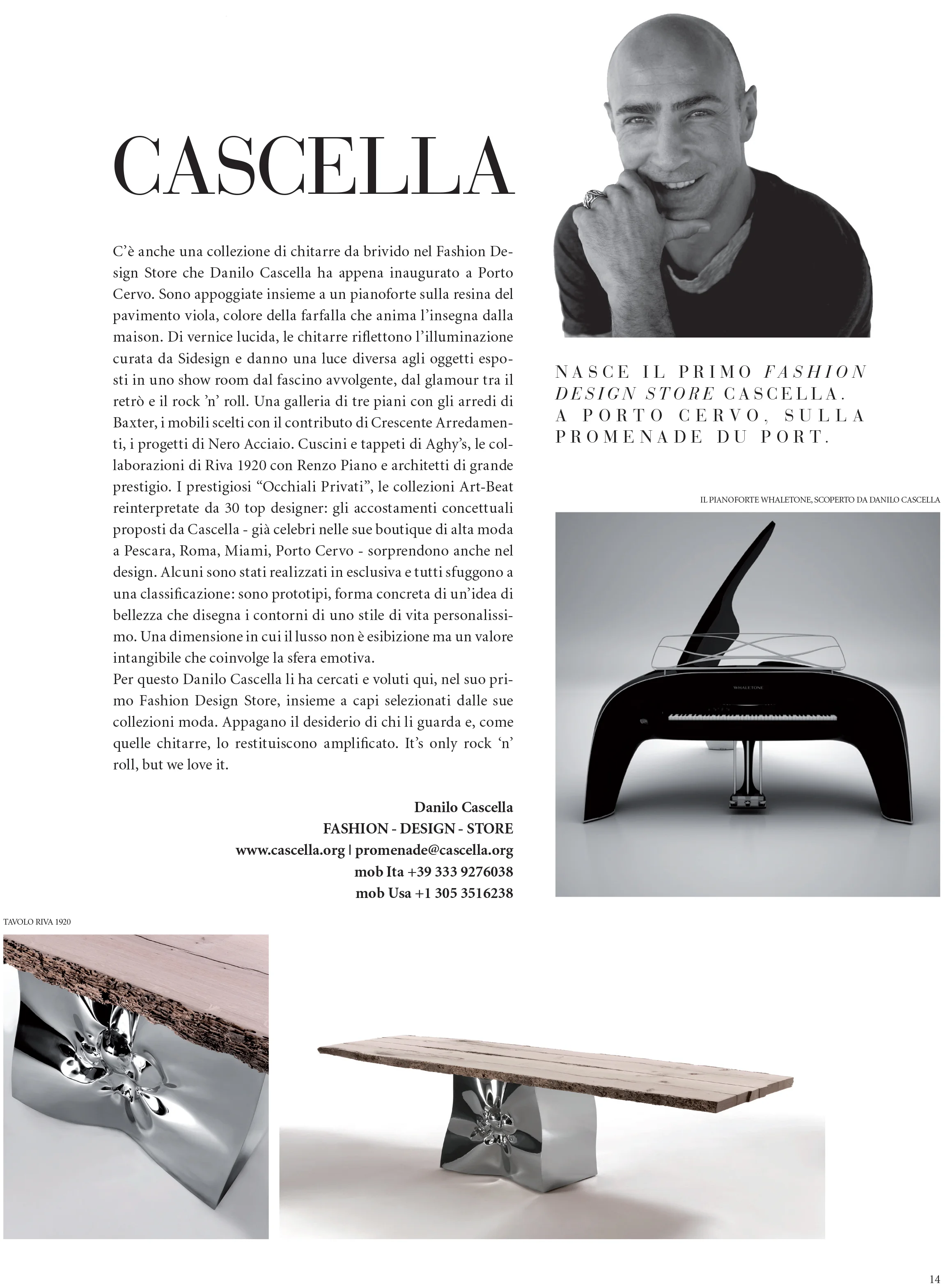 Danilo Cascella the mind behind D-Table