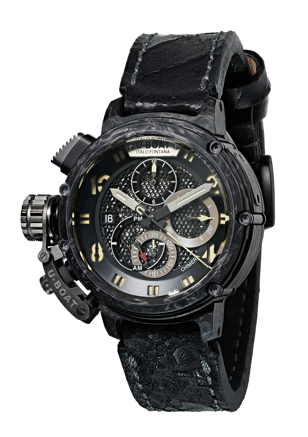 Titanium and Carbon fibre perfectly combined in the new U-BOAT CHIMERA 46