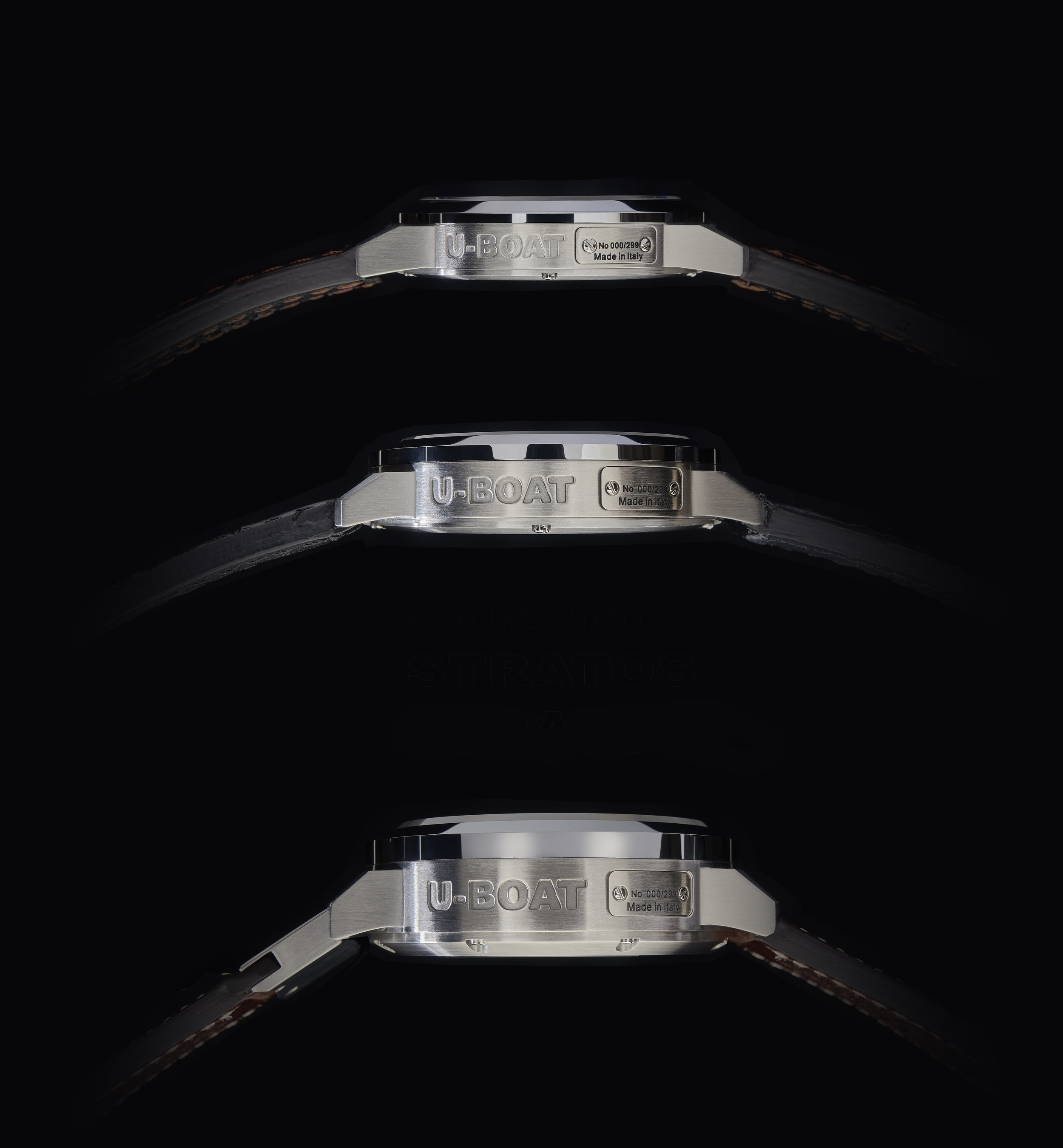 Stratos, the first U-BOAT watch with a “strategic” thickness. 