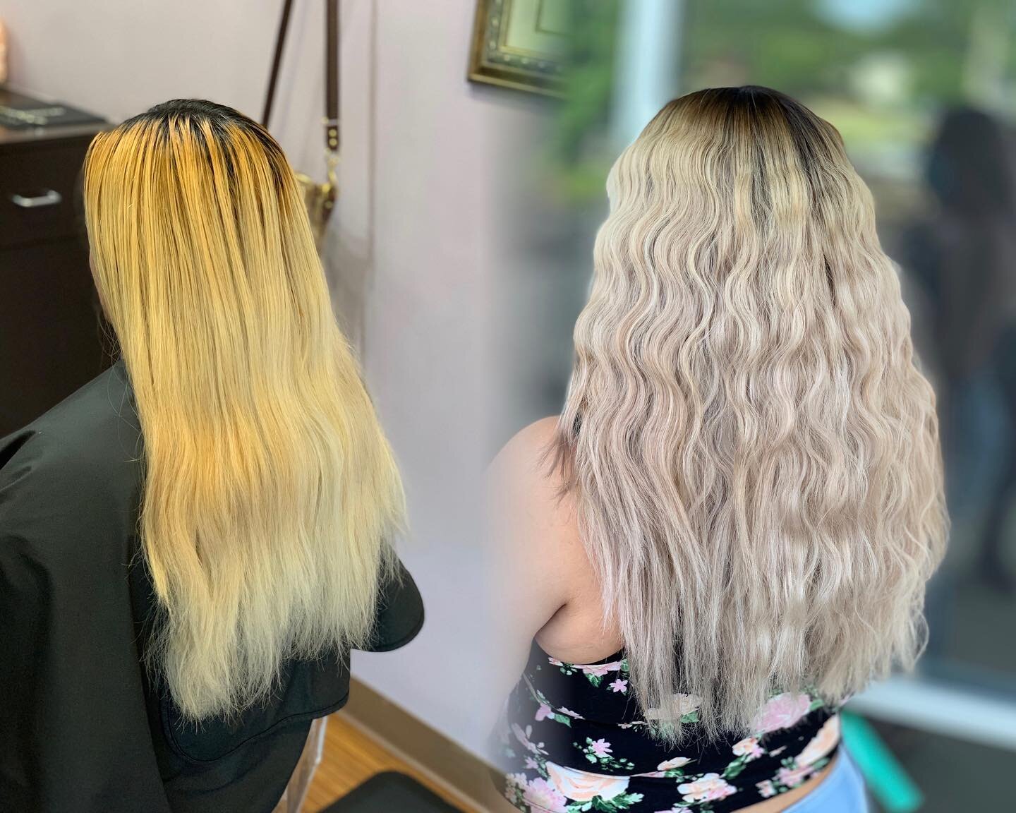 Would you believe me if I told you that we didn&rsquo;t do ANY lightening here? That&rsquo;s the magic of Crema XG 😍😉🎨

_______________________________________

#instahair #hairfashion #balayagehair #blondebalayage #hairdresser #hairstyle #hairlov