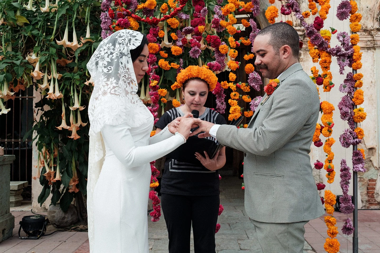 Intimate wedding city center Oaxaca