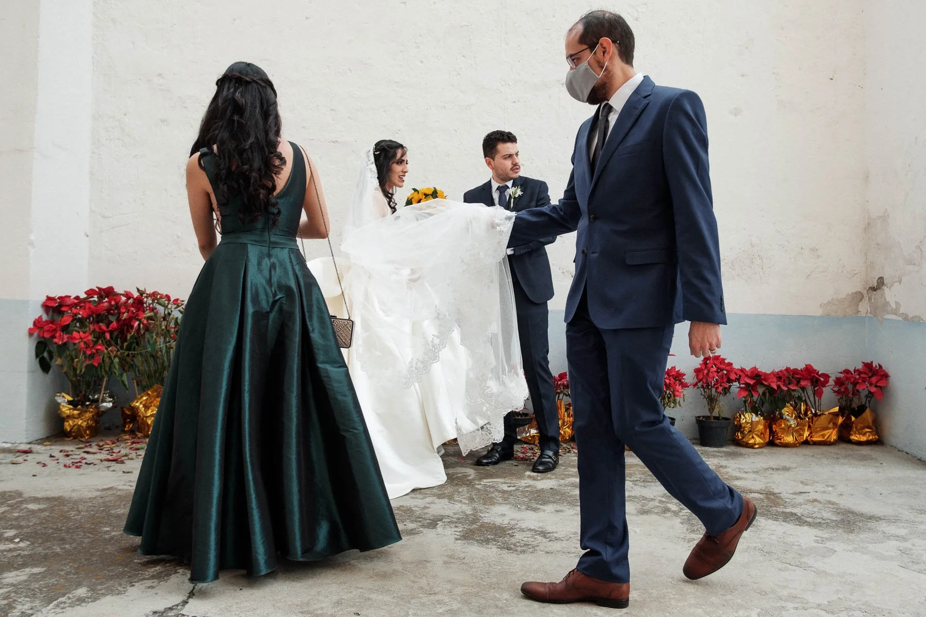 The transition: finding truth in the moments between formal family portraits.