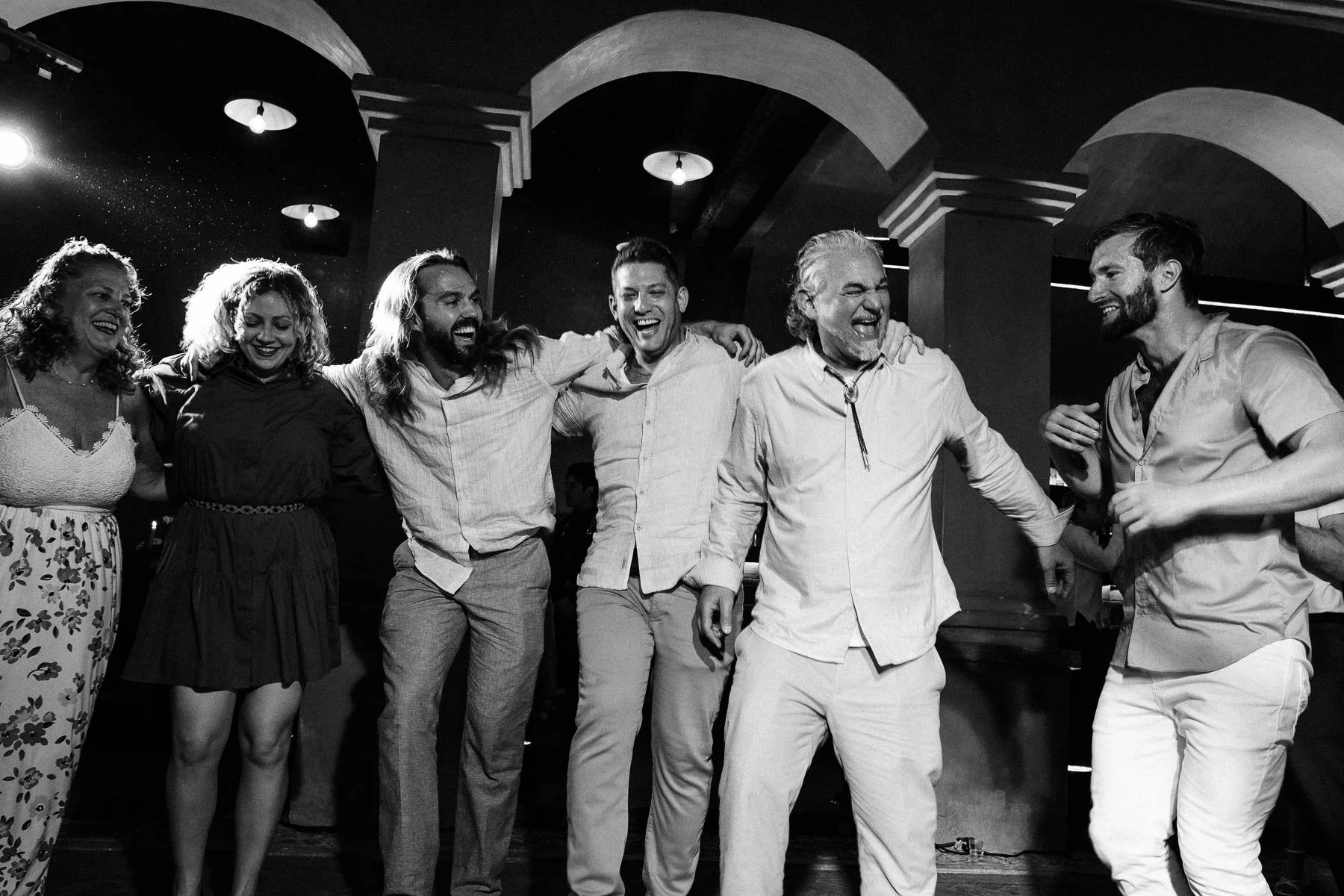 Guests having an amazing time on the dance floor.