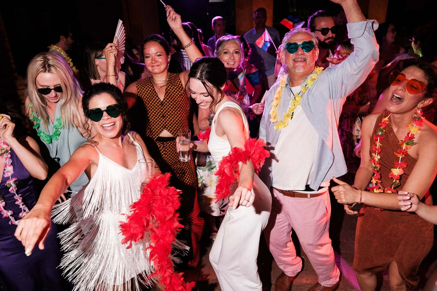 The wedding party in its raw, unfiltered state.