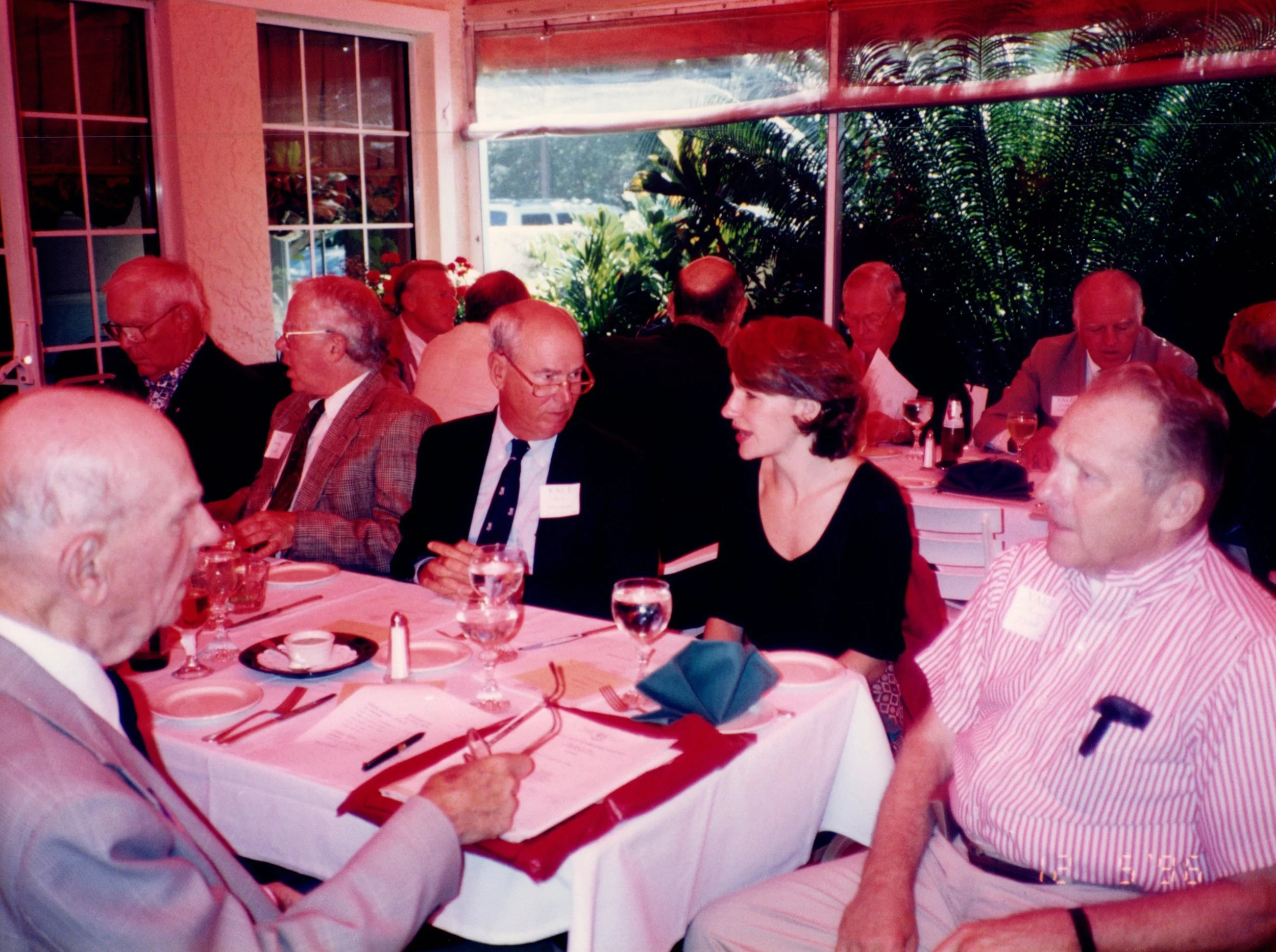 WALTER BITTNER '35, TOM MACELFRESH '51, GEORGE WILEY '57, BOB VARNUM '64, GEORGE ISBELL '46