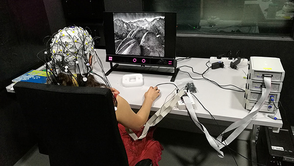 Electrodes on Participant in Study