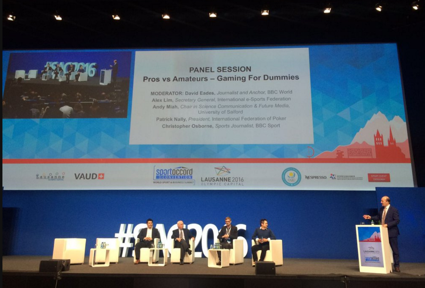 In the future, all sports will be e-sports #SAC2016