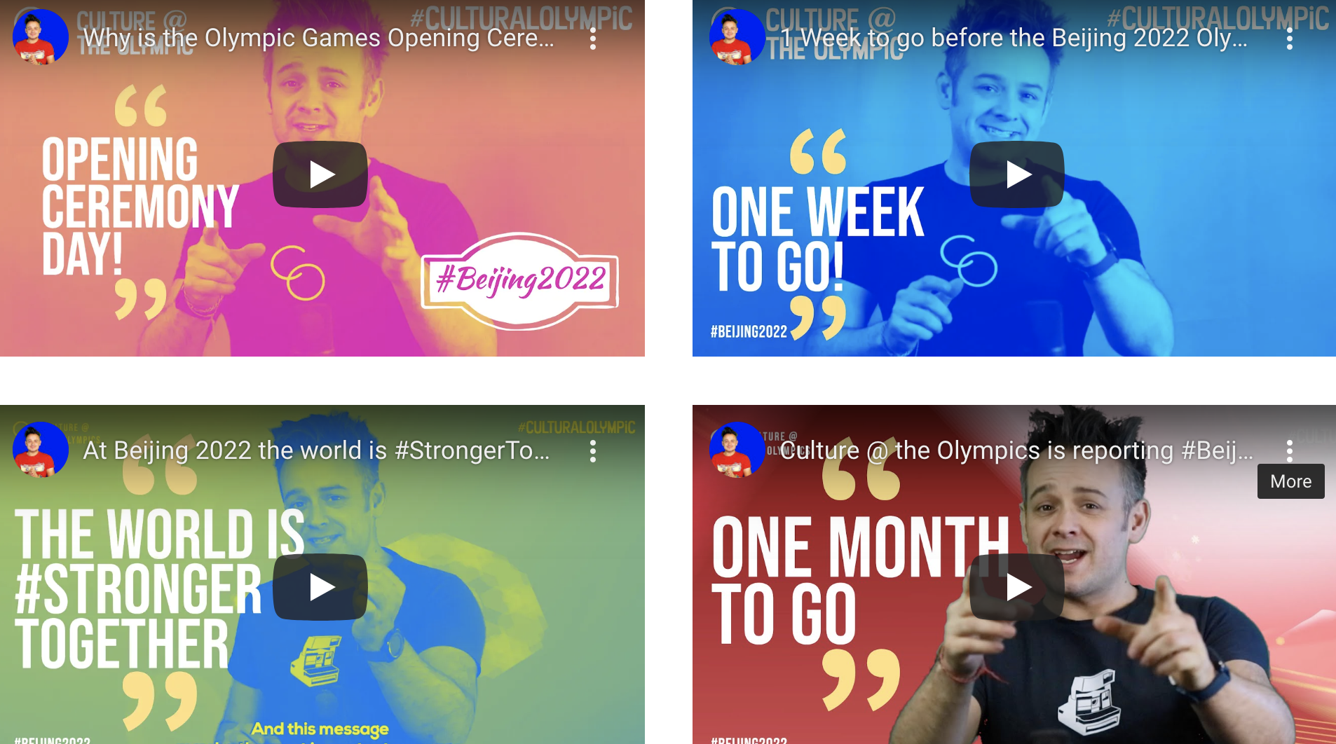 The Beijing 2022 Olympic Winter Games