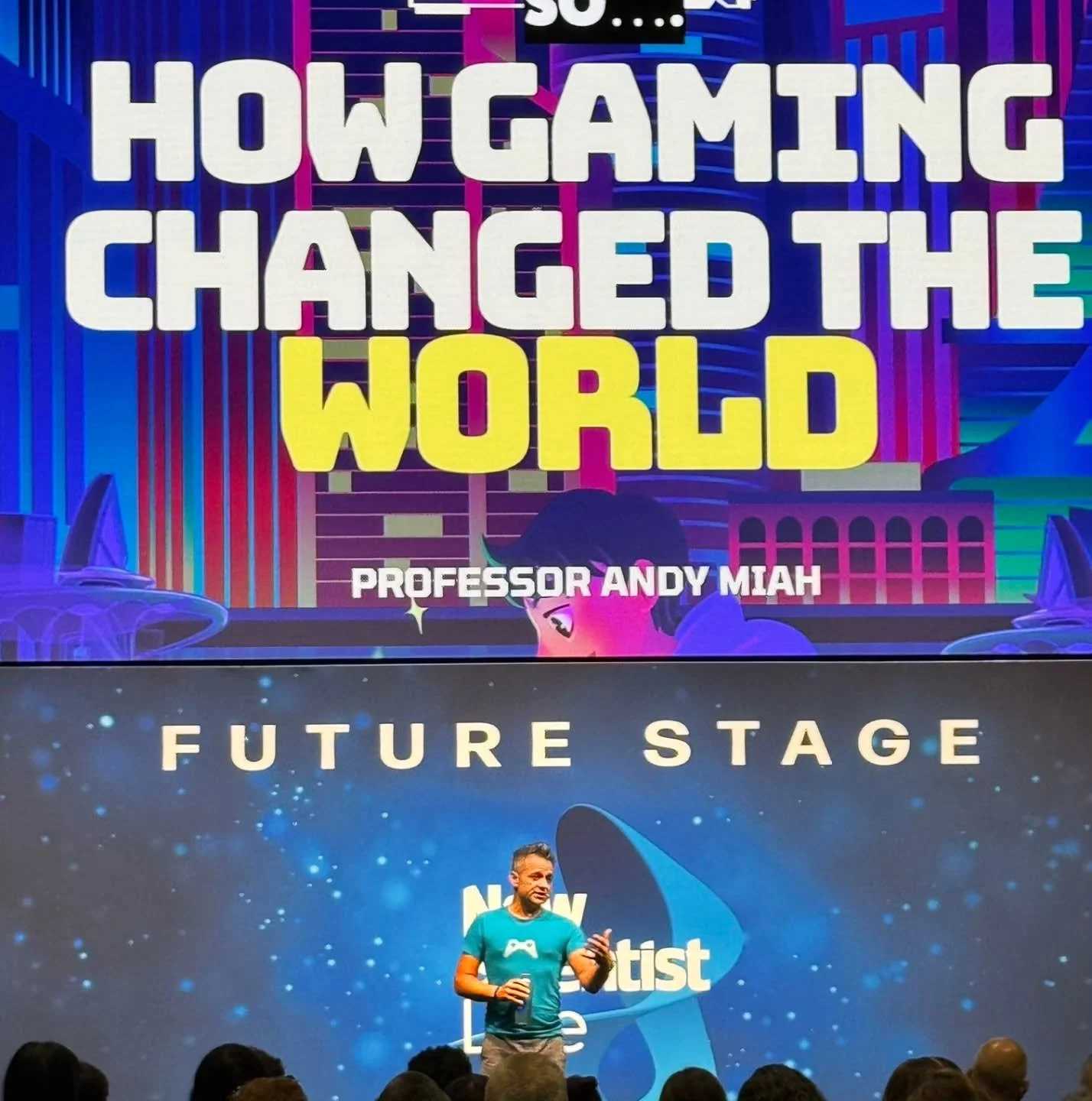 What a pleasure to speak at @newscientistevents  today on How Gaming Changed the World. Such an engaged audience with so many questions. 

I spoke a lot about our work in @british_esports and @globalesportsfed, along with the many ways in which gamin