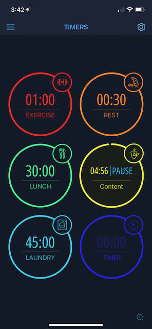 Great Simple Timer App MultiTimer —