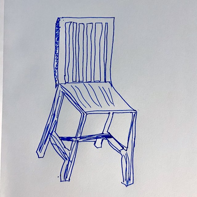 Chair” Watercolor is for kids? I'm 34. This chair is awesome because I let  it not be good enough and made myself finish it. : r/Watercolor