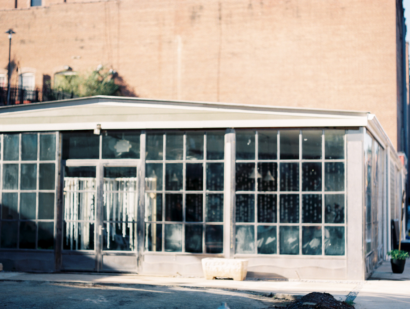 Warehouse Venue in Downtown Lynchburg, The Glass House | Bella Wedding Dress by Sarah Janks | Rustic Winter Wedding | Lynchburg, Virginia Film Photographer | kelseyandnate.com