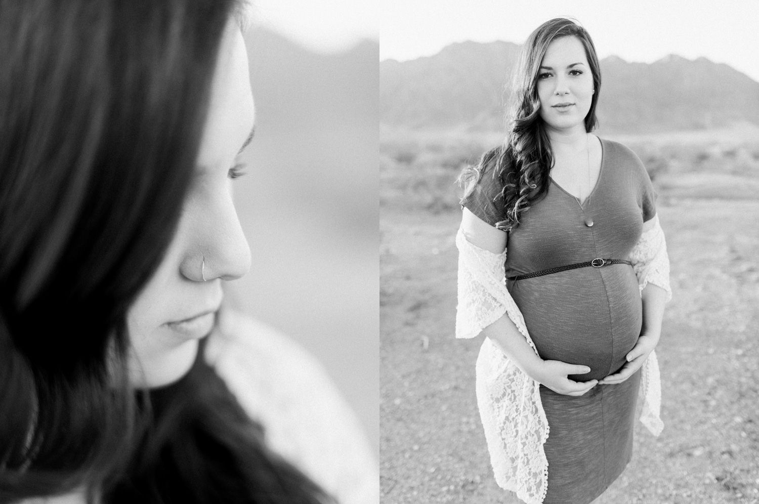 Las Vegas, Nevada | Desert Film Maternity Photography | Husband and Wife Team | Kelsey & Nate | kelseyandnate.com