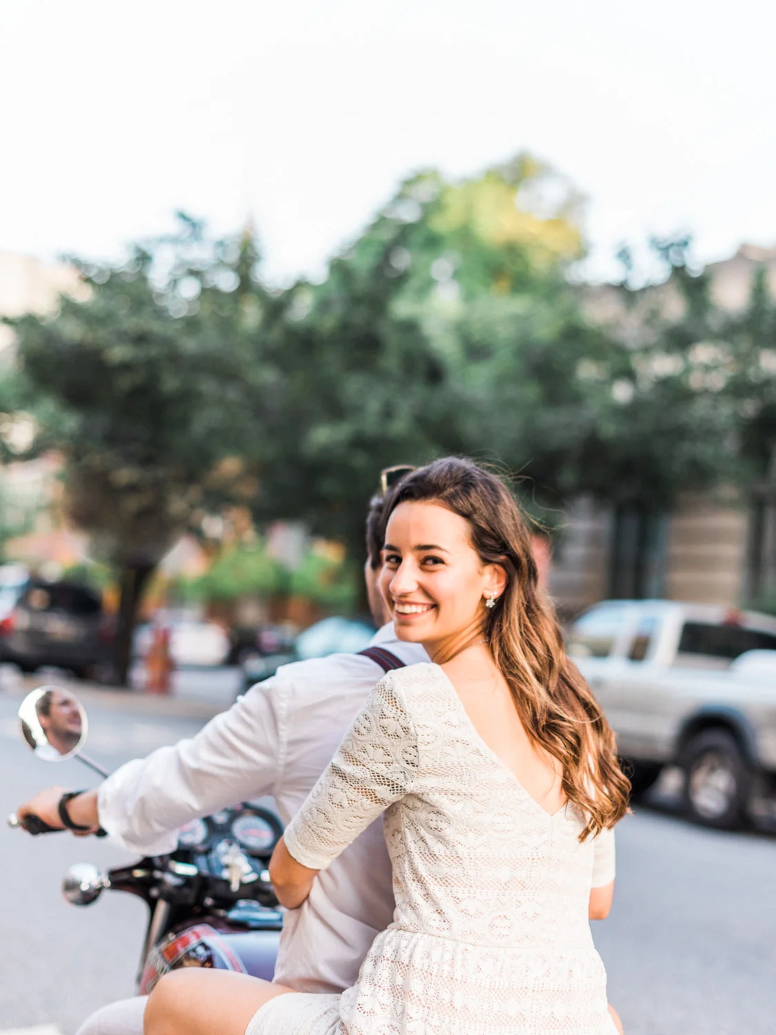 Downtown Lynchburg Brasilian Engagement Session | Monument Terrace Lynchburg, Virginia | Film Photographer | Kelsey & Nate | kelseyandnate.com