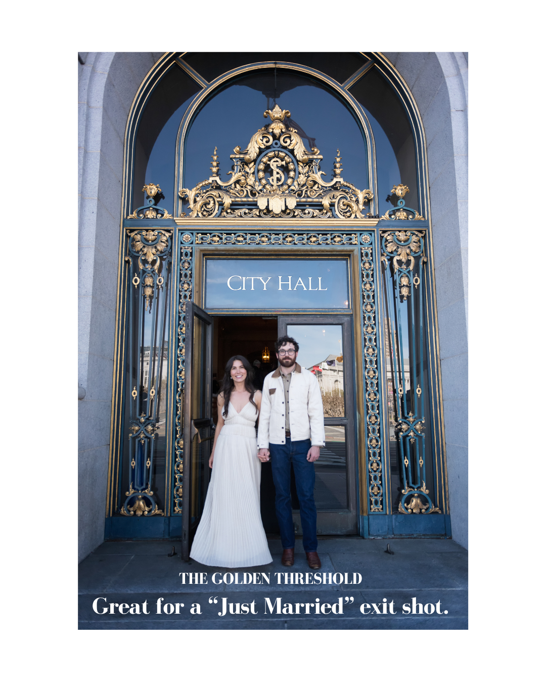  SF City Hall wedding detail — fine art documentary photography 