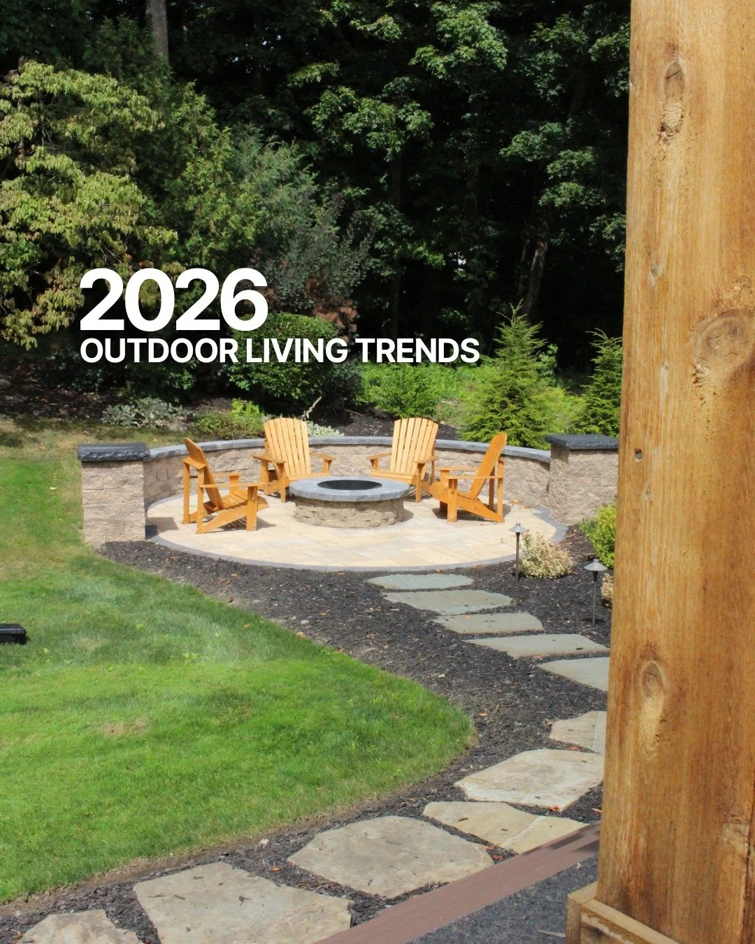 Some of our favorite upcoming trends for outdoor living in 2026! 

Save this post for your inspo and let's create your stunning outdoor transition.