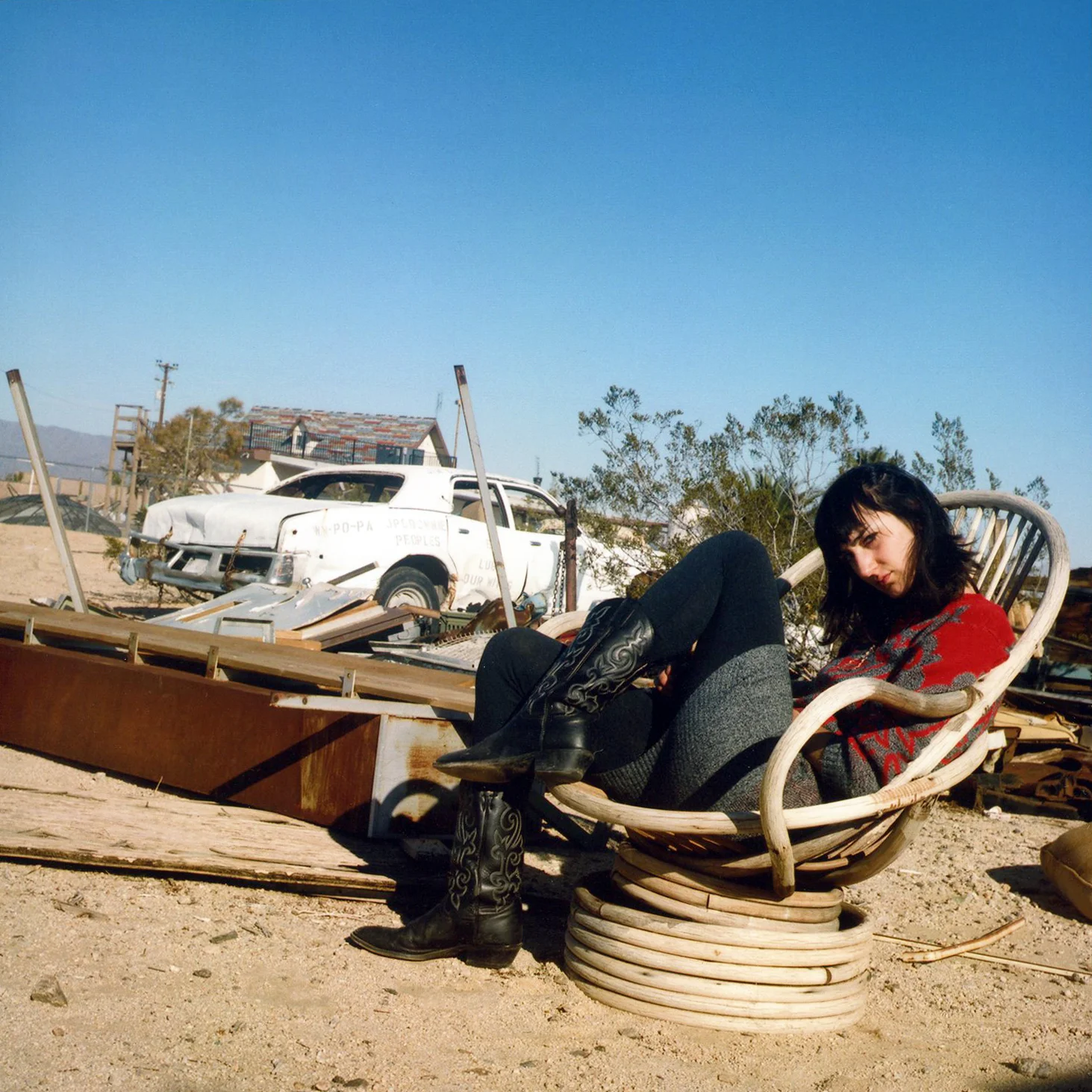 Airyka Rockefeller Self Portrait Photograph Series on Film in Joshua Tree