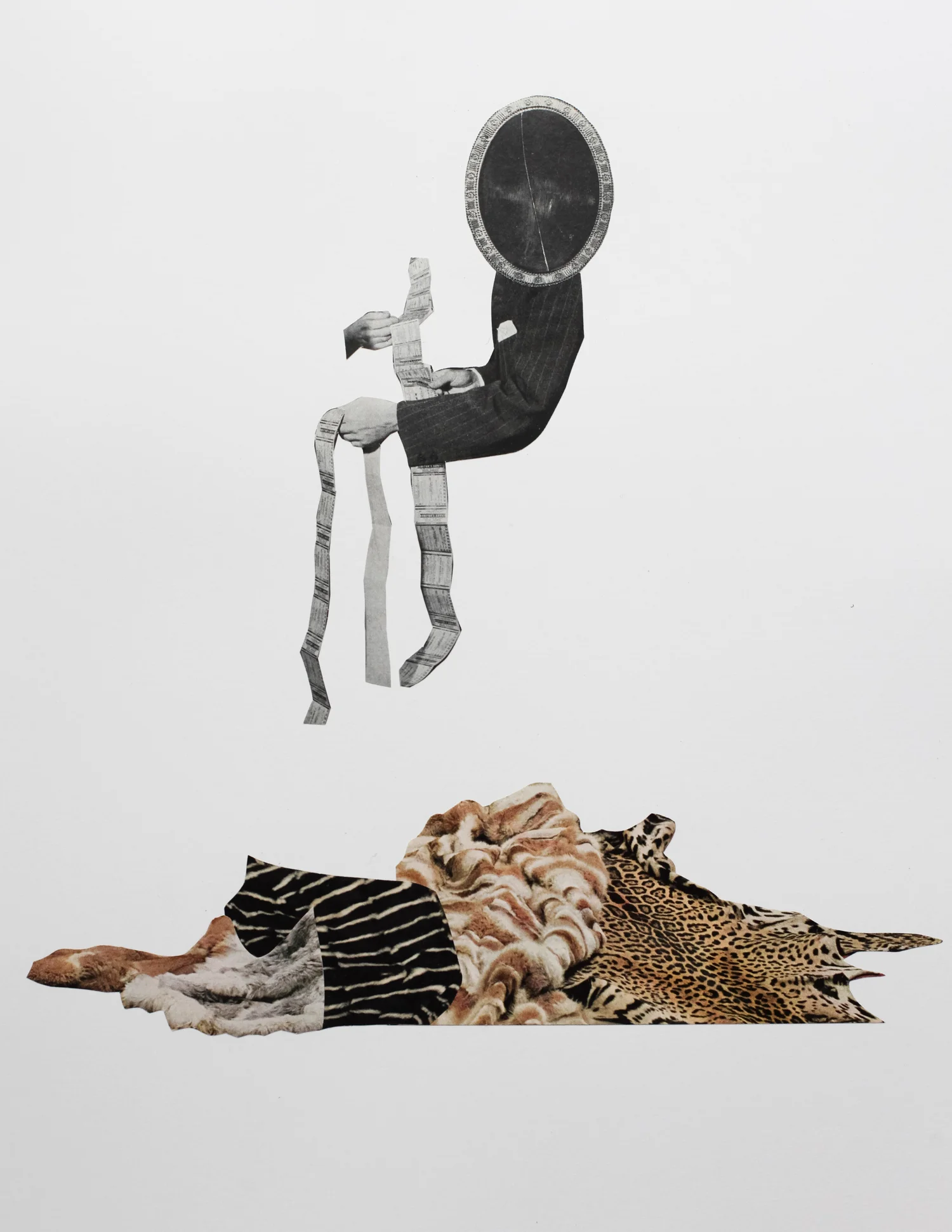 Works on Paper: Collage by artist Airyka Rockefeller