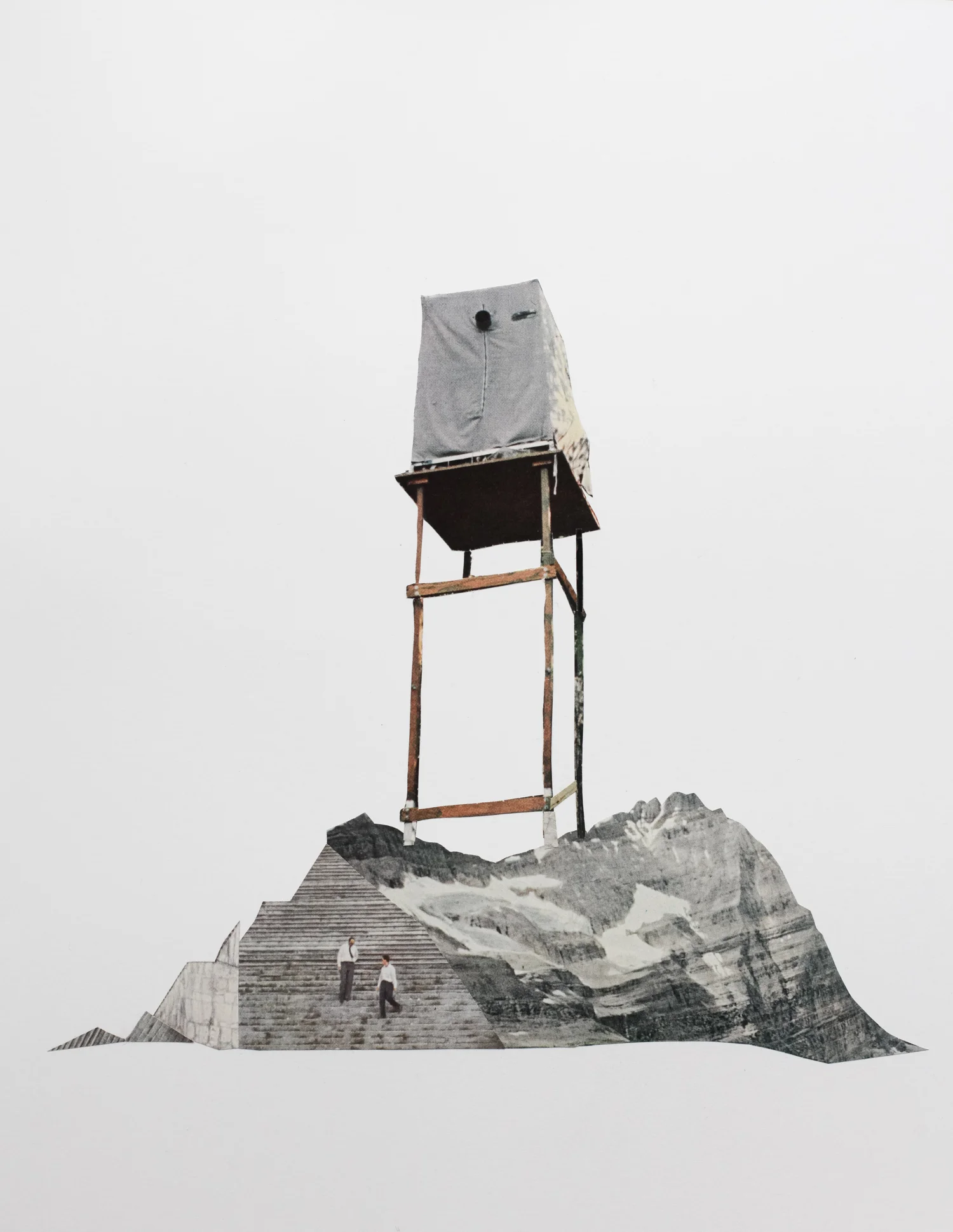 Works on Paper: Collage by artist Airyka Rockefeller