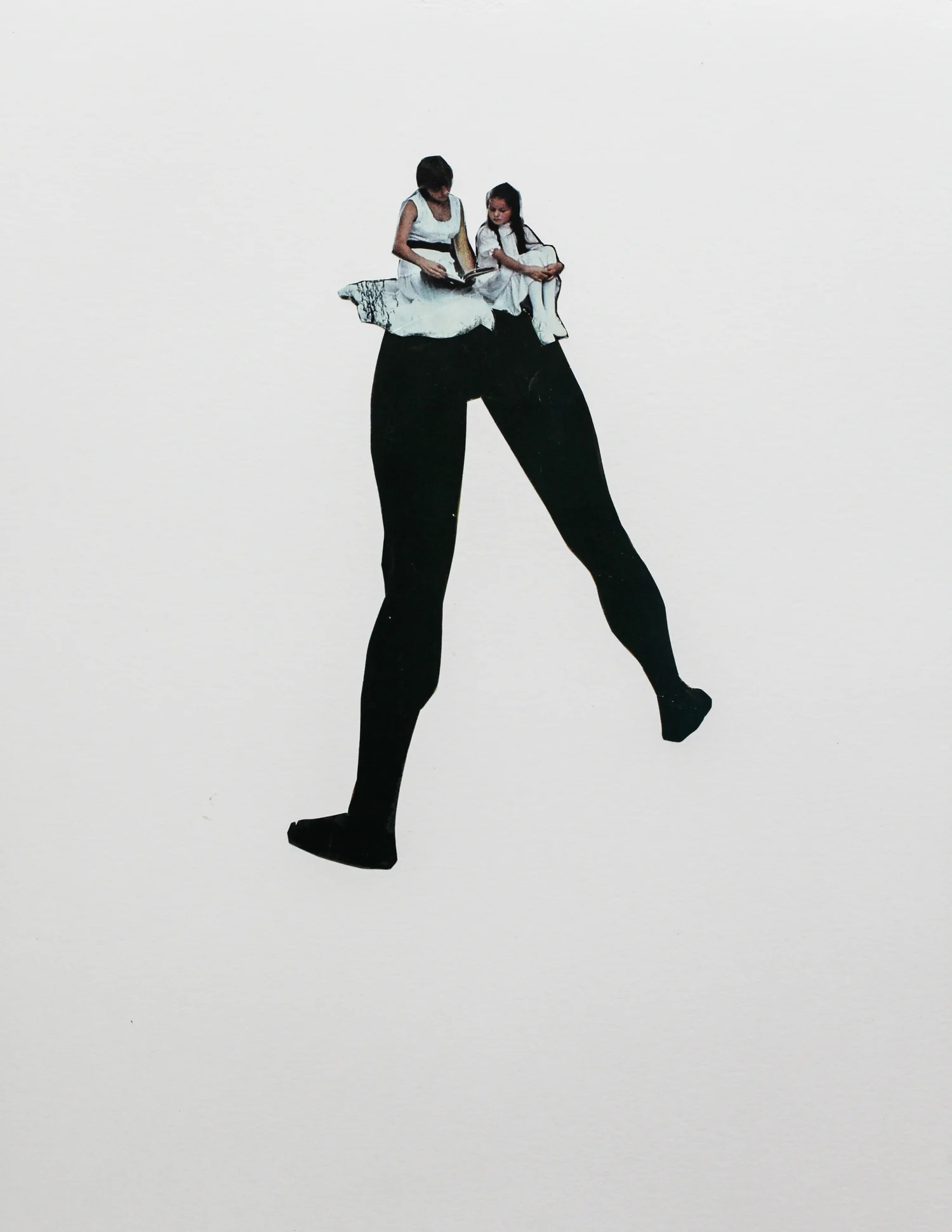 Works on Paper: Collage by artist Airyka Rockefeller