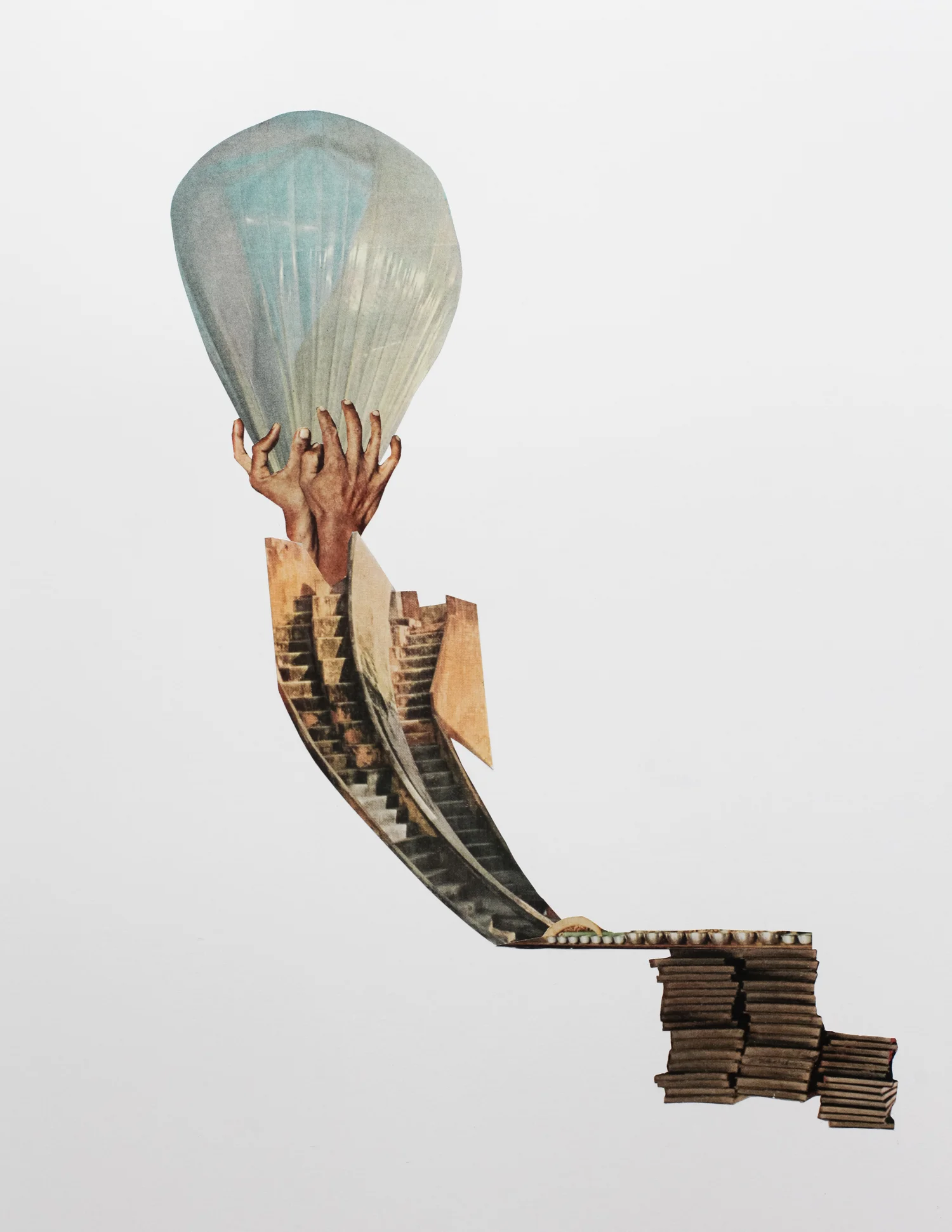 Works on Paper: Collage by artist Airyka Rockefeller