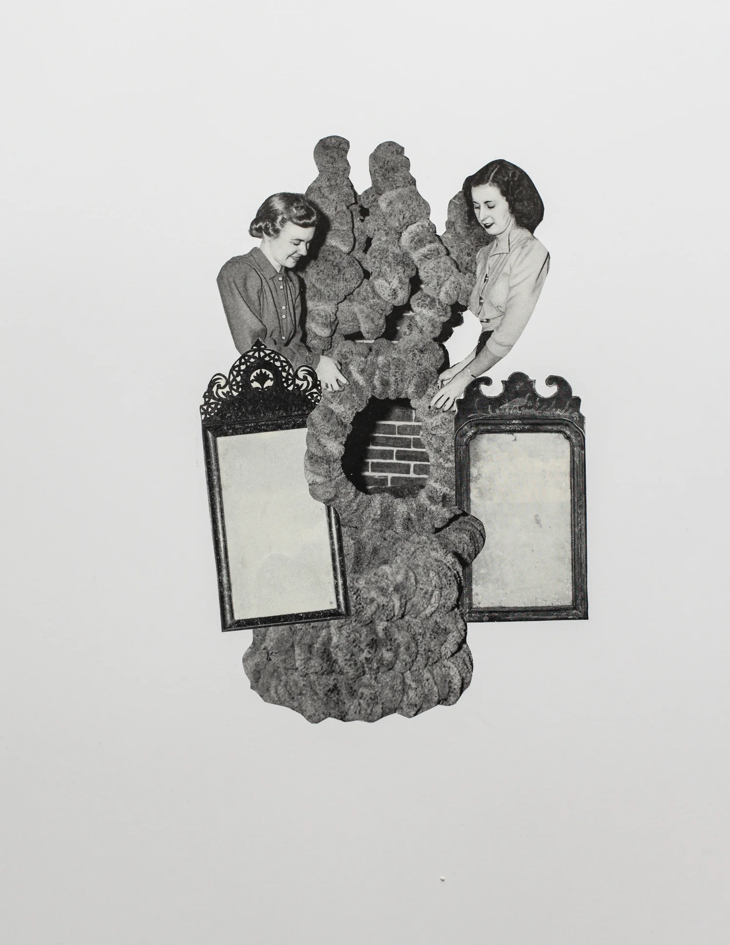 Works on Paper: Collage by artist Airyka Rockefeller