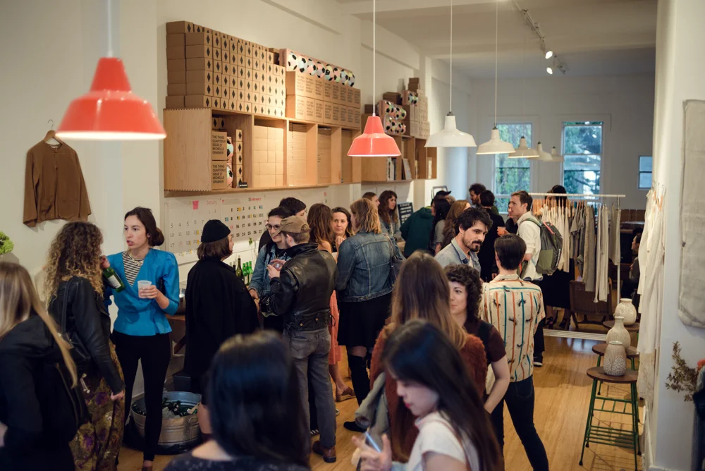 Amending Pop Up Shop at the Thing Quarterly San Francisco opening night