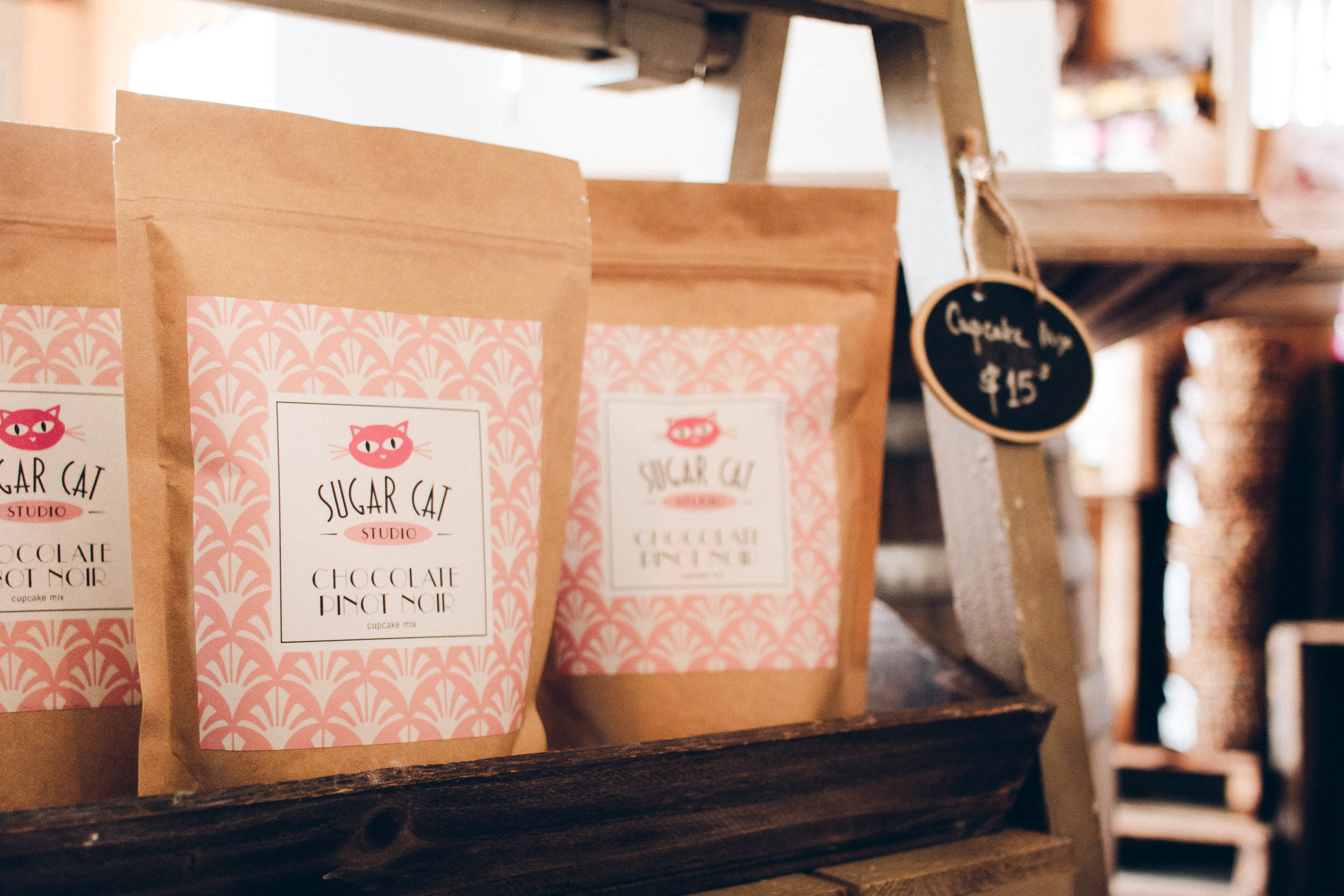 Sugar Cat Studio Chocolate Pinot Noir Cupcake Mix