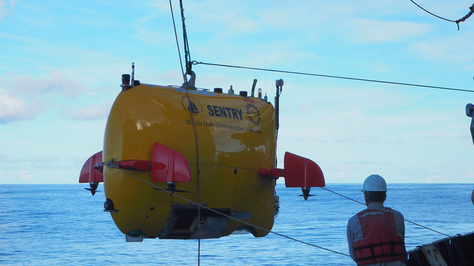 Autonomous underwater vehicle Sentry.