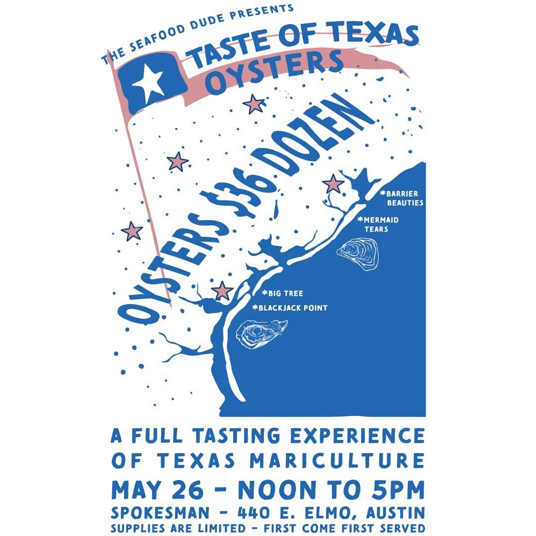 Get over to Spokesman South for a Taste of Texas Oysters! 🦪

Sunday May 26th 12-5PM 

Grab yourself a dozen and a cold pint 🍻