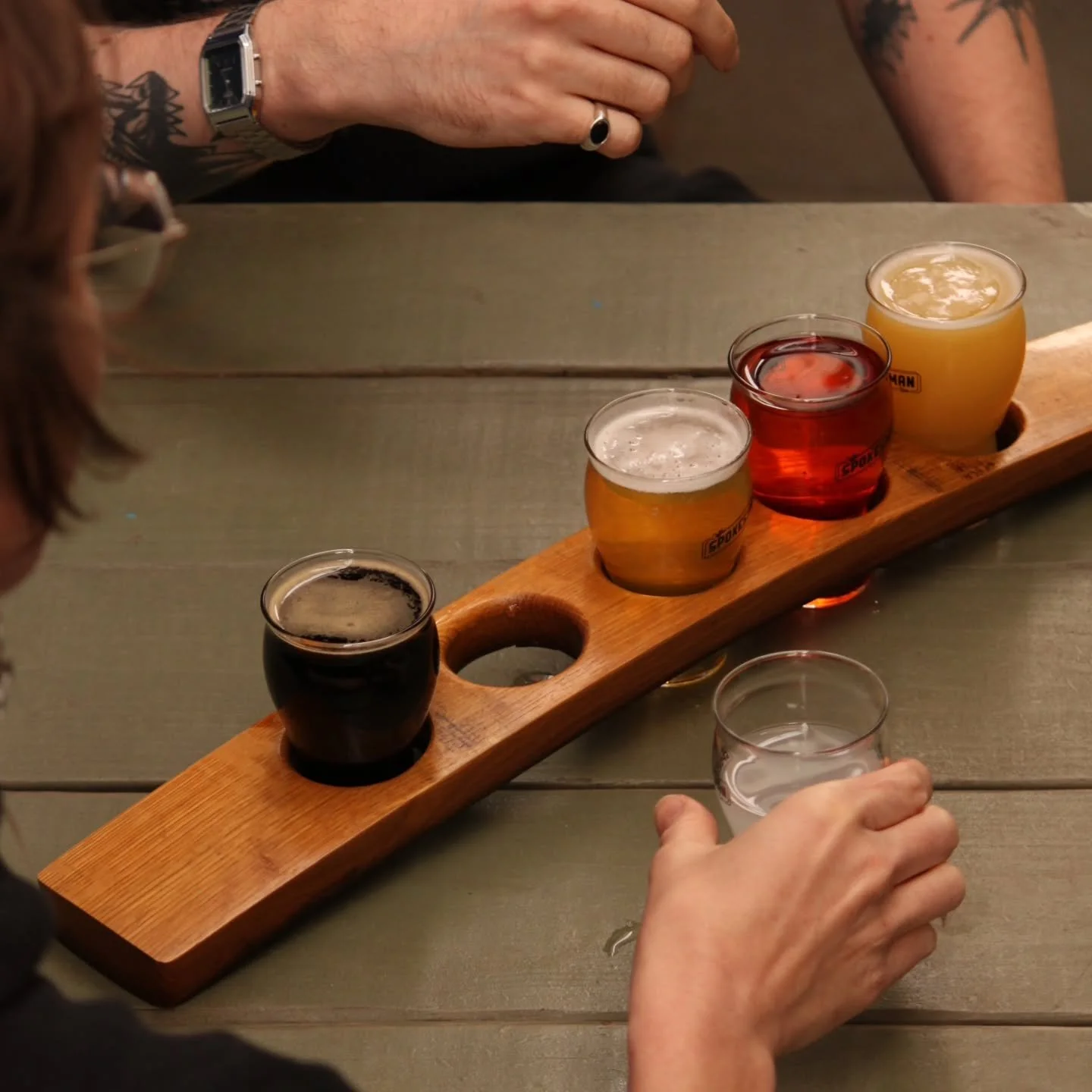 We have a constant rotation of amazing beers! Can't pick just one? Try a flight! ✈️