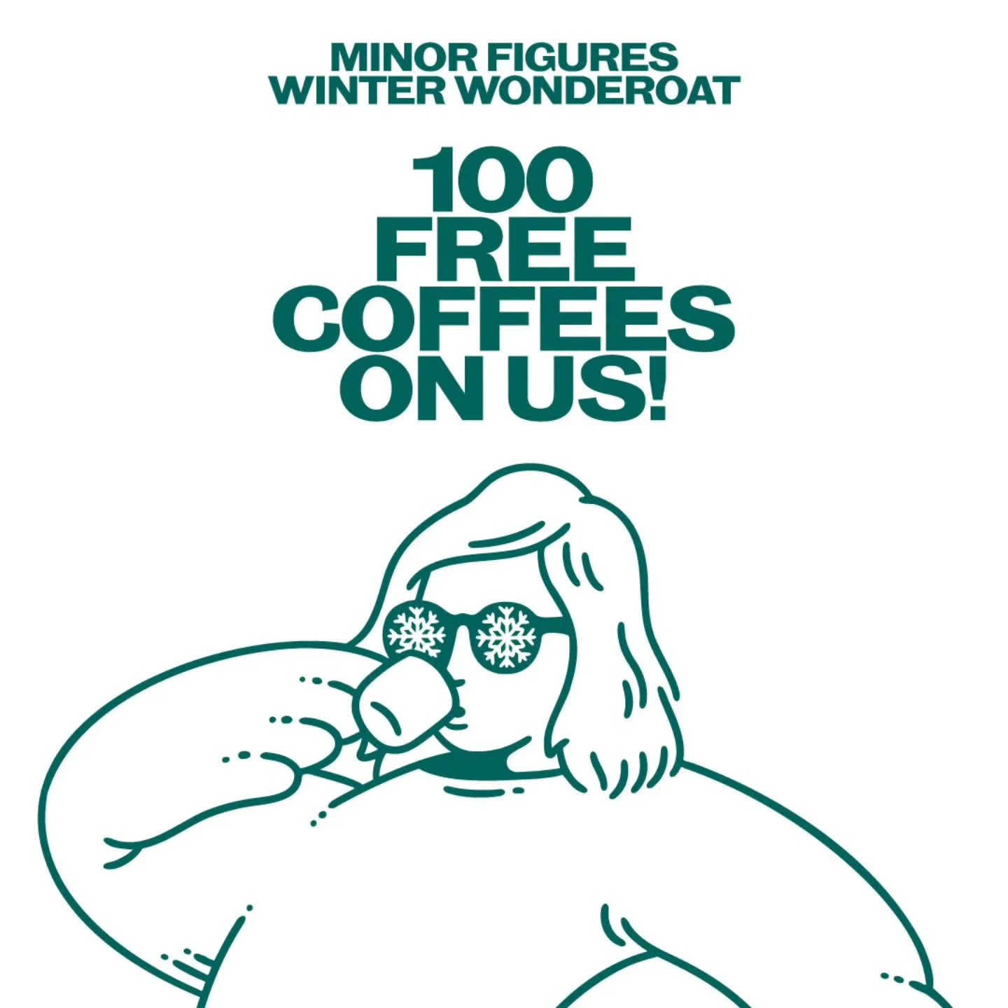 Yes, you read that right. This Friday at our South location, @minorfigures is buying YOU a drink!
We&rsquo;re running a special for the occasion: the cinnamon tOATS crunch &mdash; a classic latte made with our infused oat milk and finished with a tas