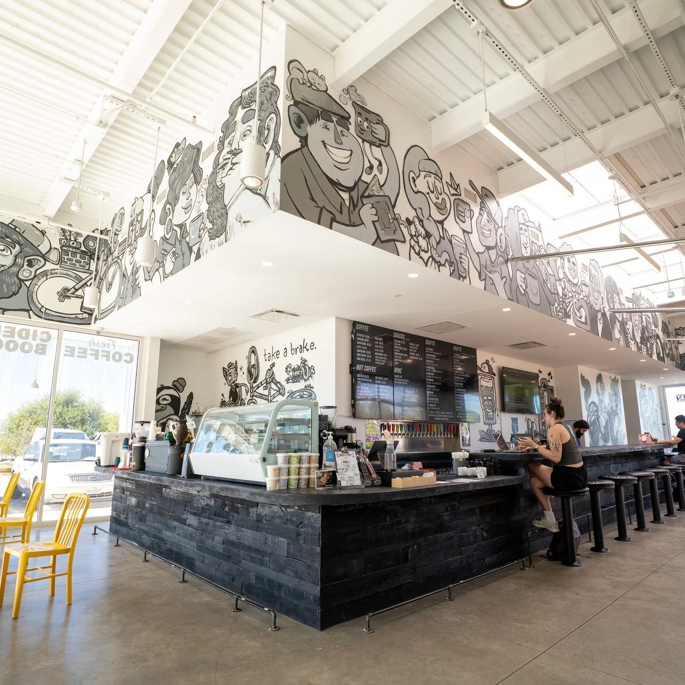 Got something to host? We've got the space. ✌
Meet-ups, networking, birthdays, listening parties, or a baby rave &mdash; no idea's too weird for us.
Three locations, coffee, cold ones, and room to make it happen.
Book an event &mdash; link in bio.