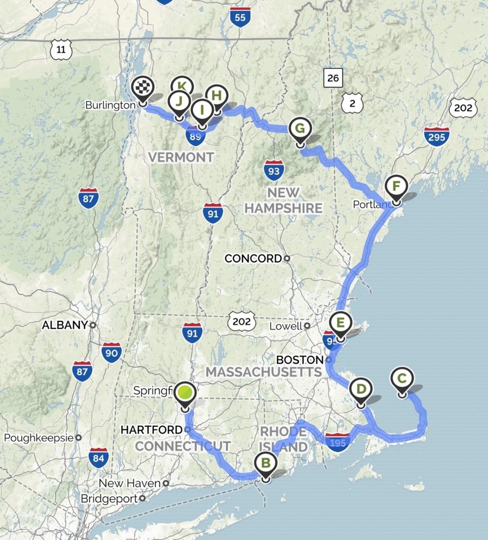 northeast us travel itinerary