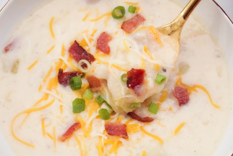 Instant Pot Potato Soup | Couple in the Kitchen