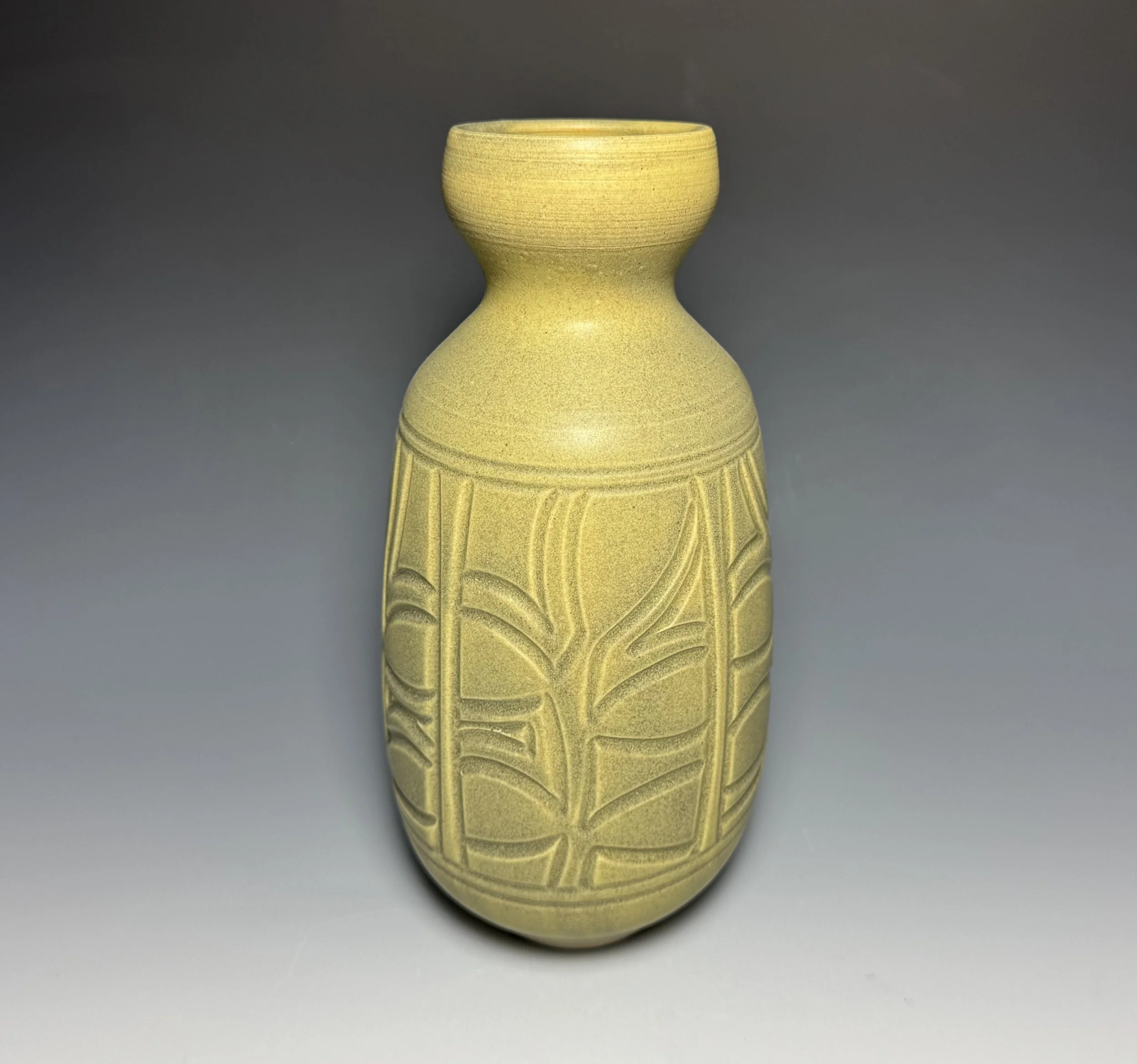 Large Bottle With Leaves