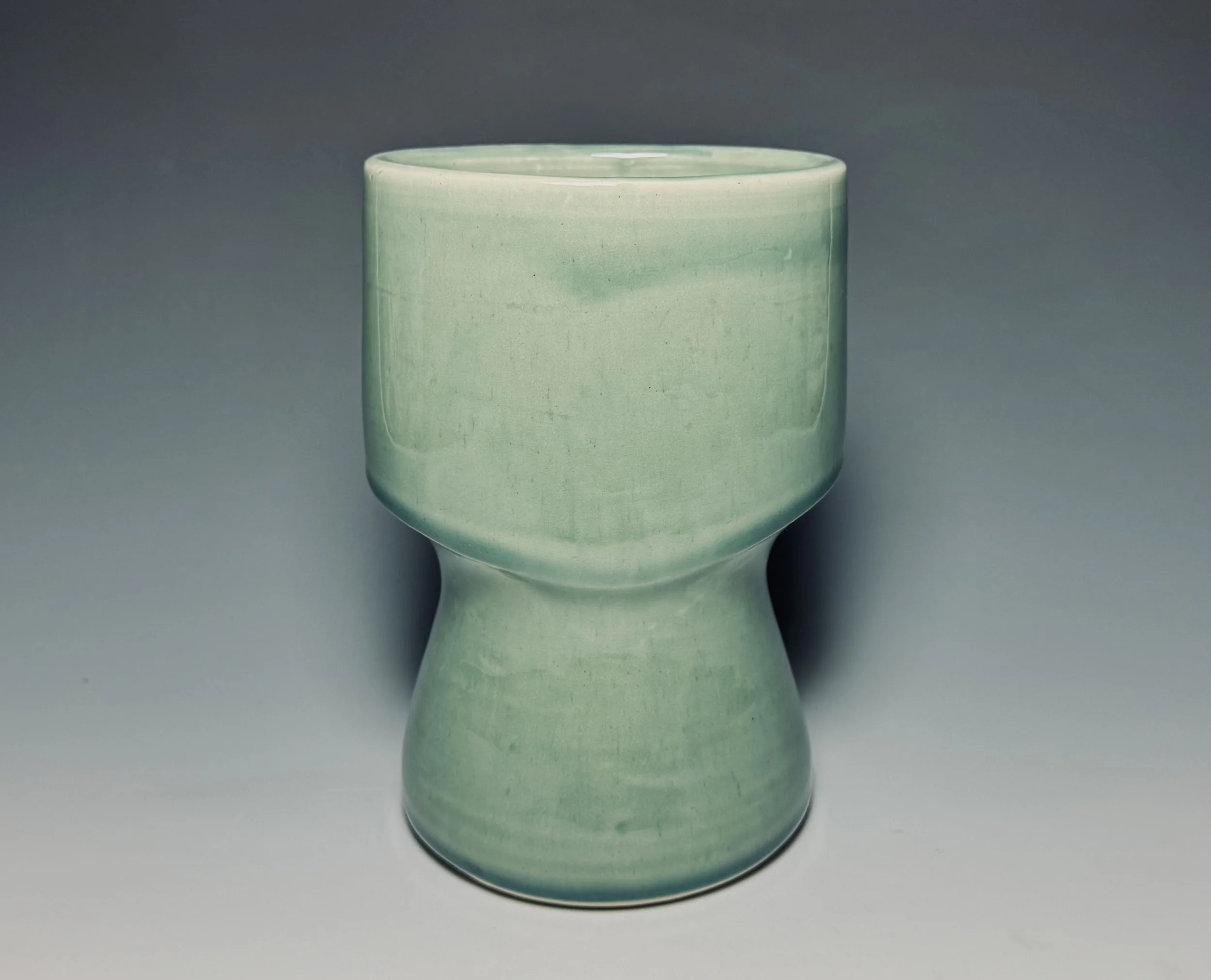Blue Celedon Vase 