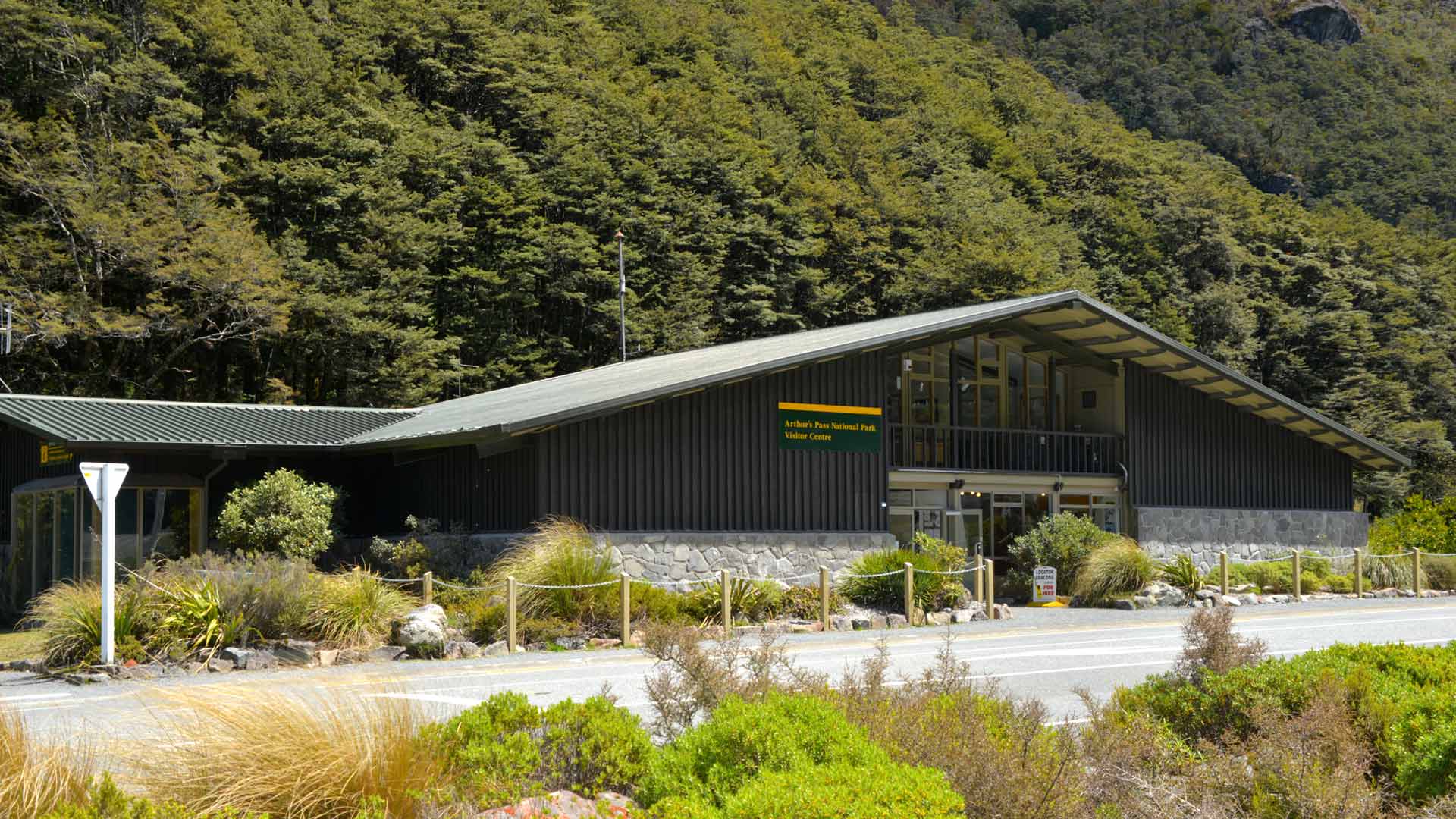 DOC information centre at Arthur's Pass