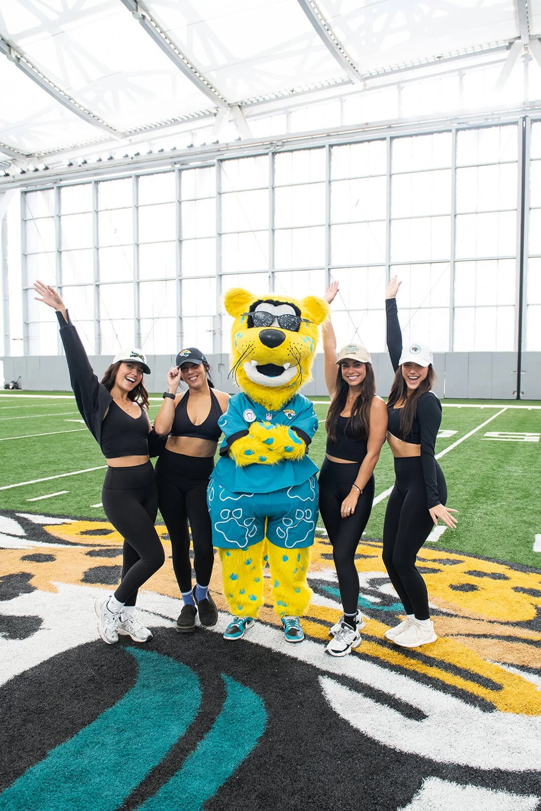 Touchdown and Tone with Jetset Pilates at Jaguars Practice Field in Jacksonville