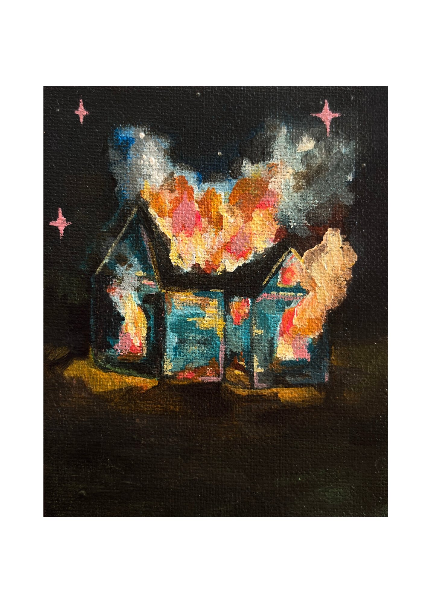 THE WORLD IS BURNING | FINE ART PRINT | JOLYN NELSON