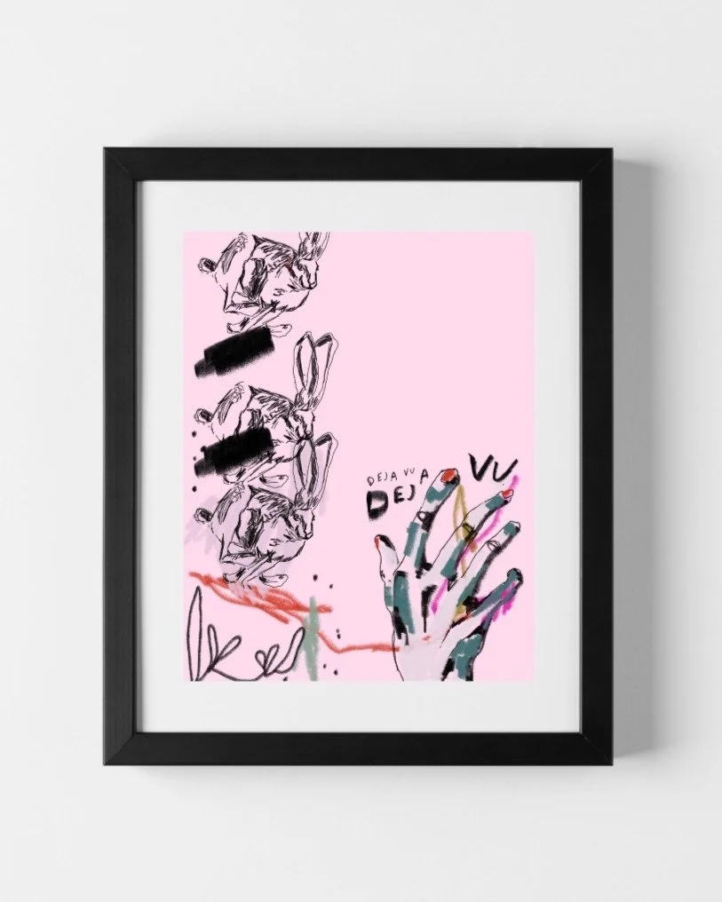 DEJU VU PRINT JOLYN THE ARTIST JOLYN NELSON (Copy)