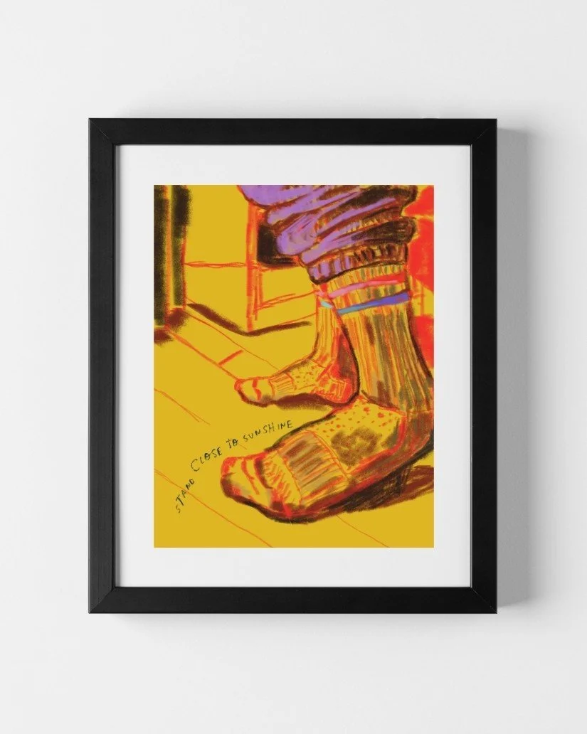 SUNSHINE ART PRINT CONTEMPORARY HOME DECOR