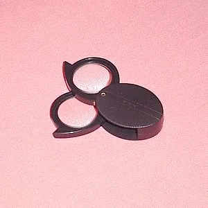 4X + 4X Selsi Plastic Double Power Pocket Magnifier 