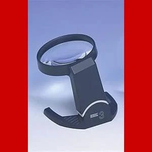 4X/12D Hi-Power Coil Round Tilt Stand Magnifier 