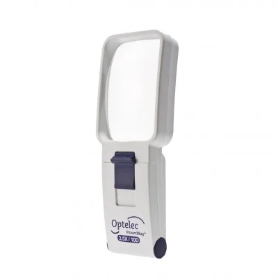 3.5X/10D  Rectangular Optelec LED Hand Held Magnifier