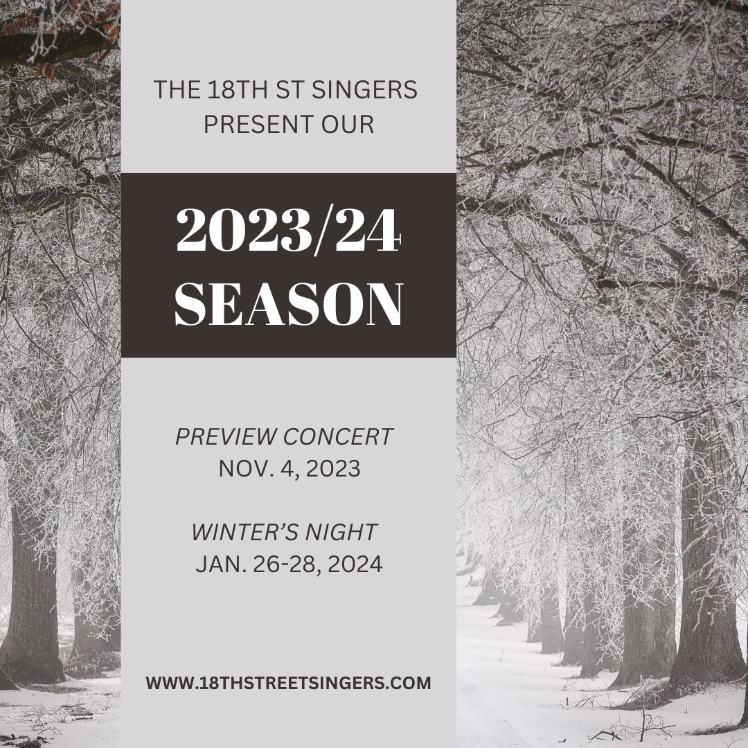 Calendar — 18th Street Singers